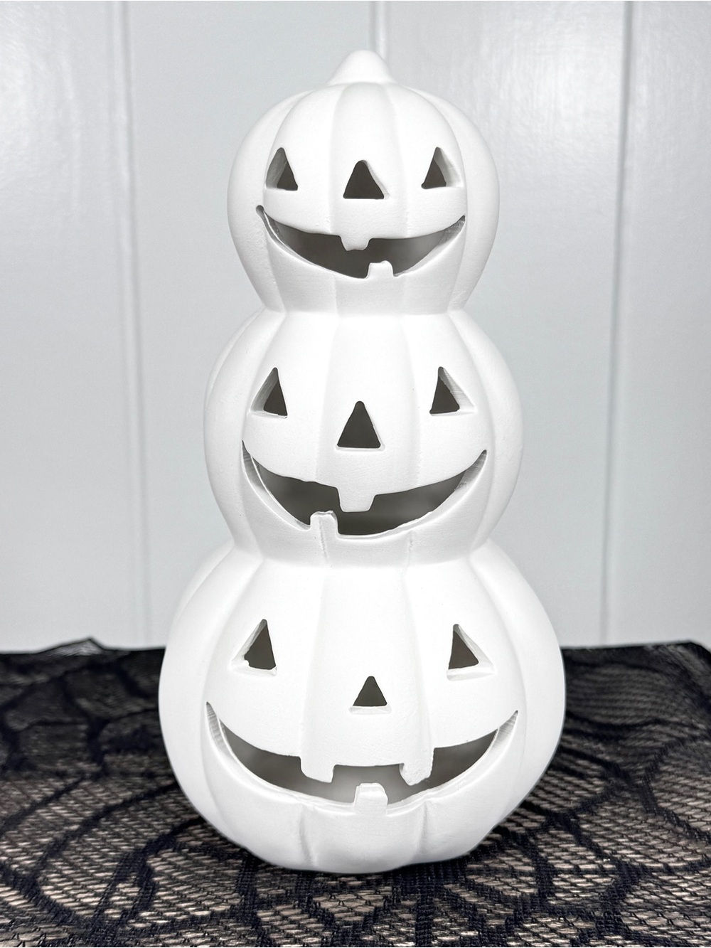 NEW Target Bullseye Playground Stacked Pumpkin Halloween Decor